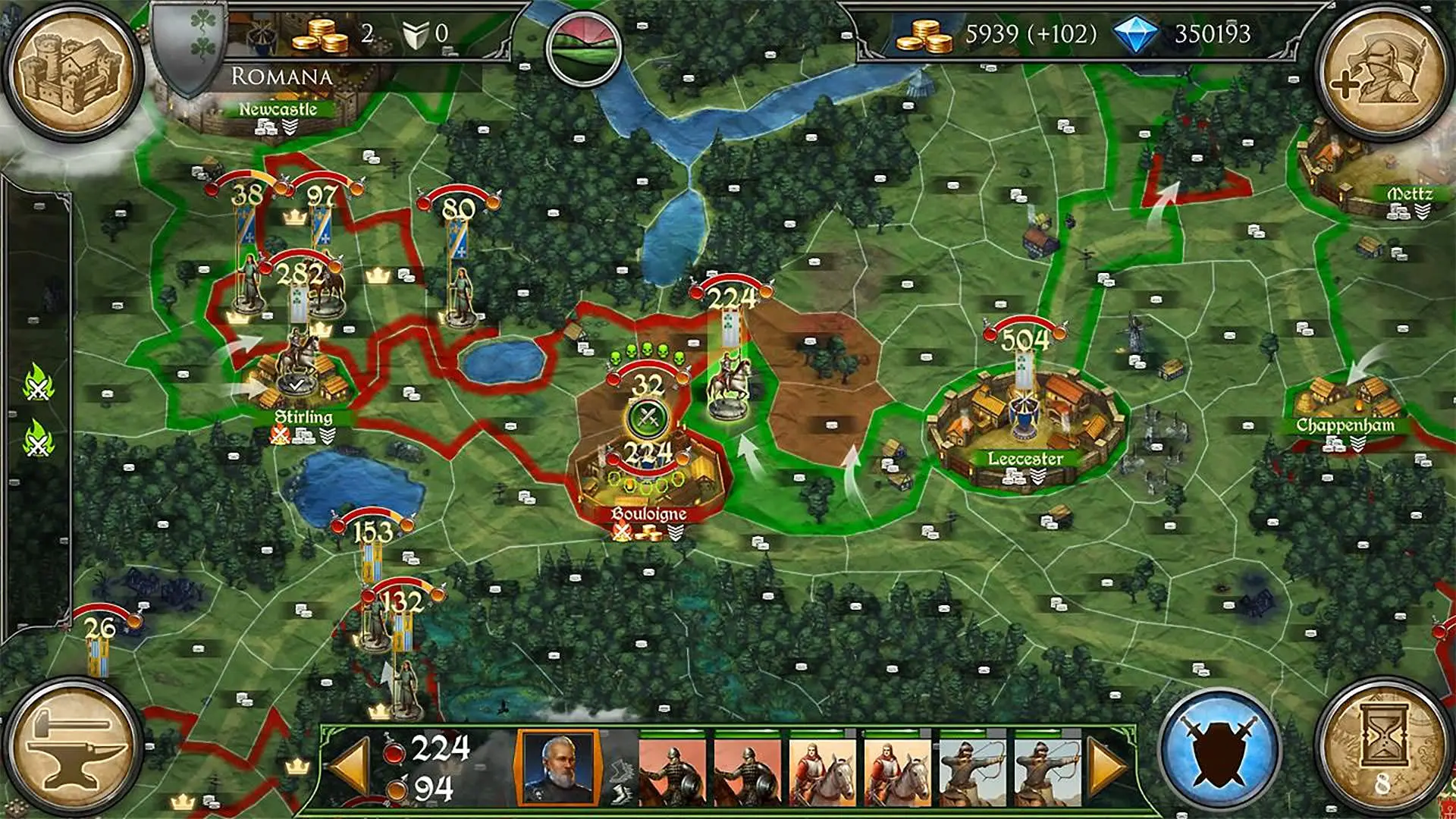 دانلود بازی اندروید Strategy & Tactics: Medieval Civilization games