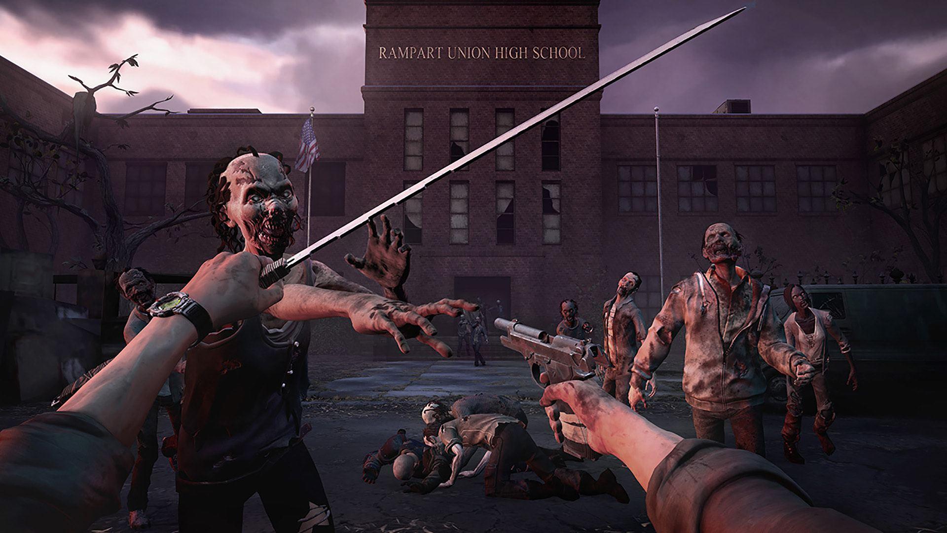 مبارزه با زامبی ها در بازی The Walking Dead: Saints and Sinners