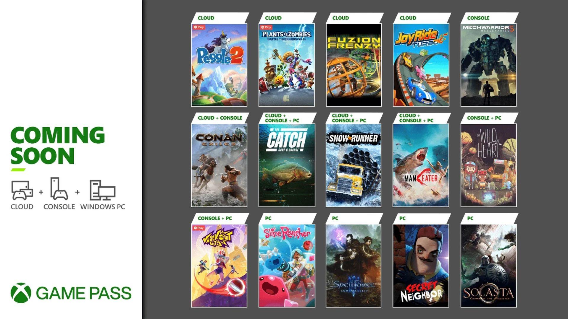 بازی های ماه می سرویس Xbox Game Pass