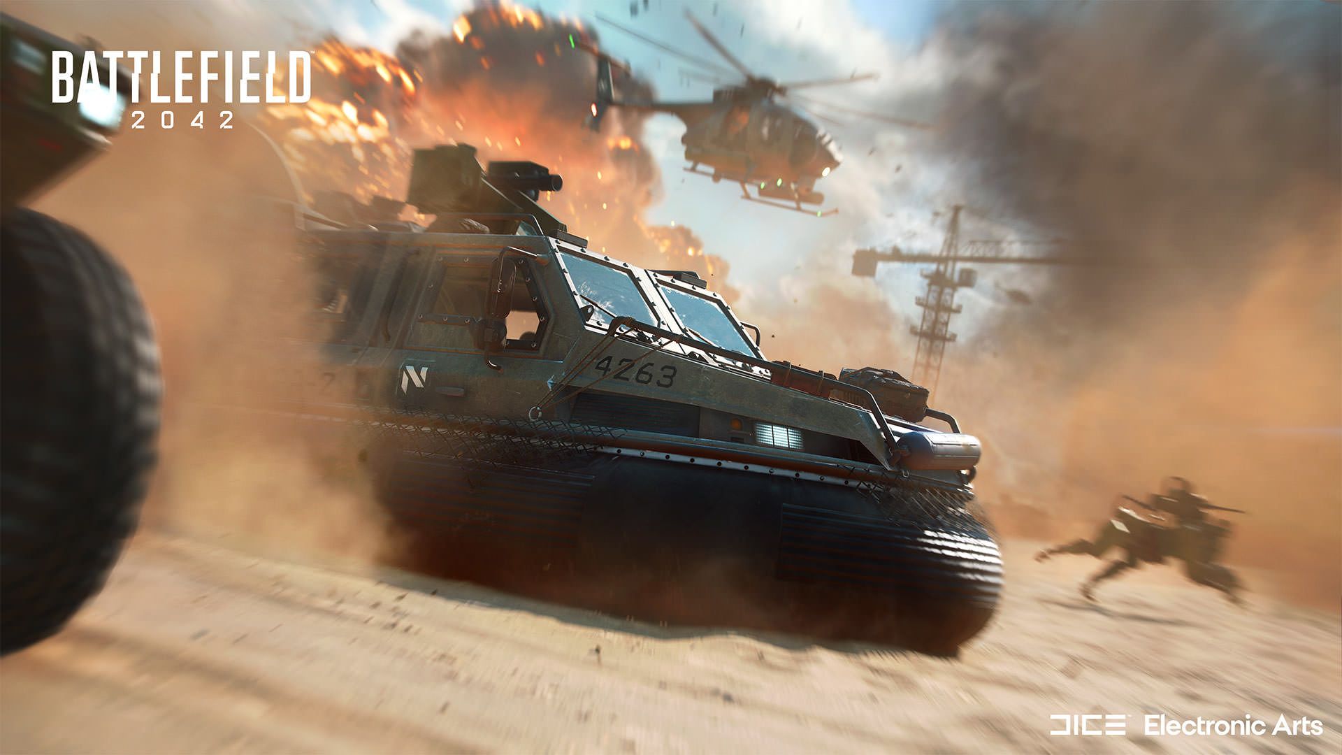سگ روباتیک تانک هلیکوپتر Battlefield 2042