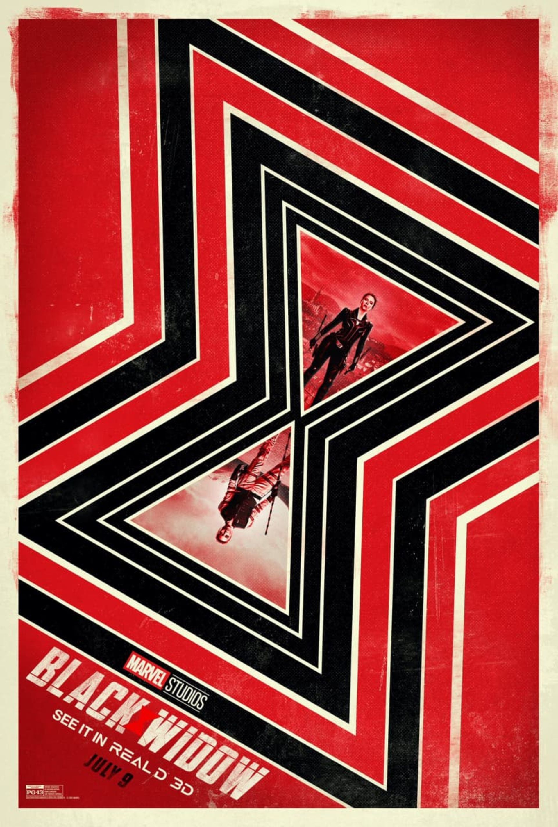 پوستر RealD 3D فیلم Black Widow 