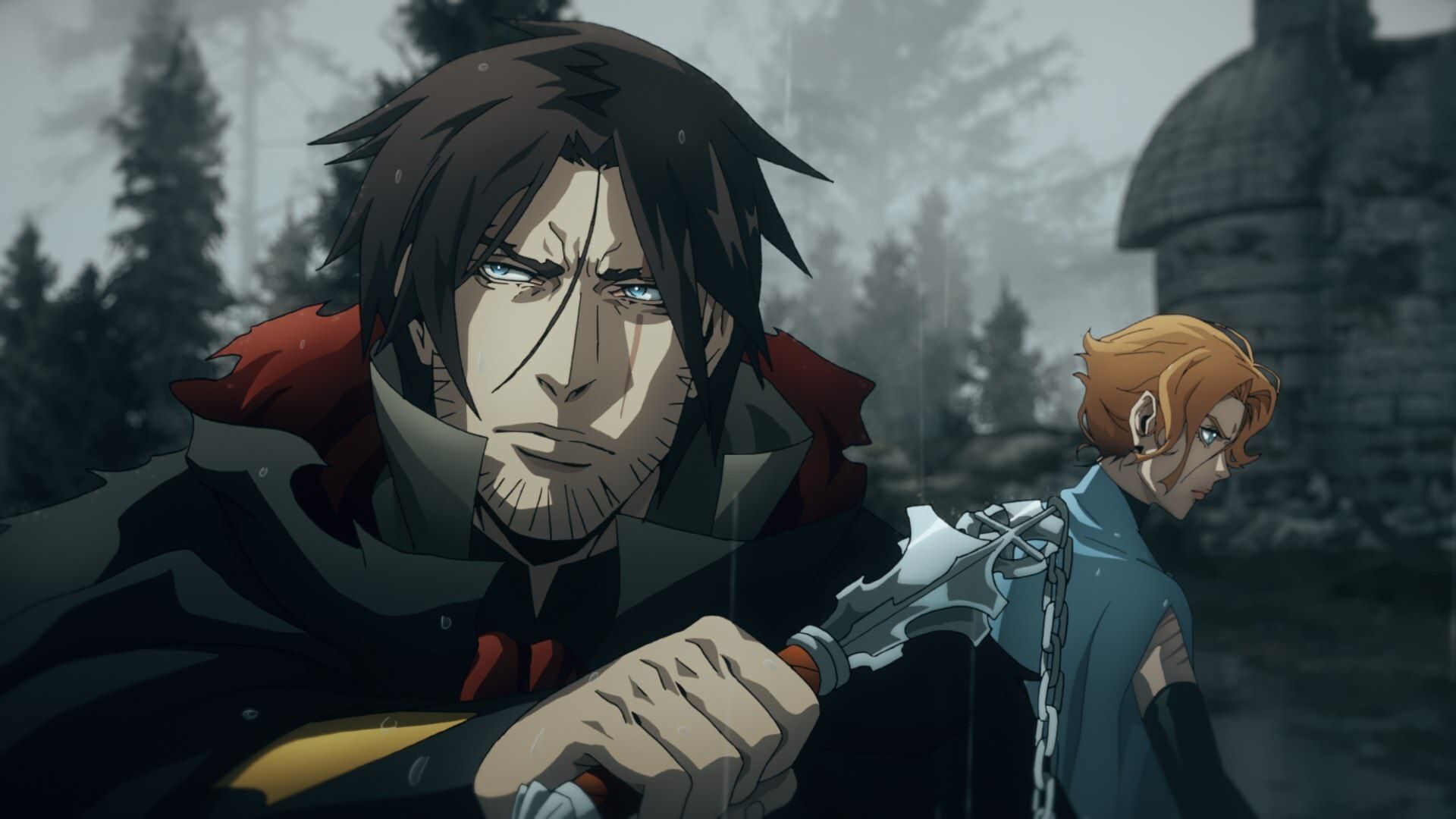 ترور بلمونت و سایفا در فصل چهارم انیمه Castlevania