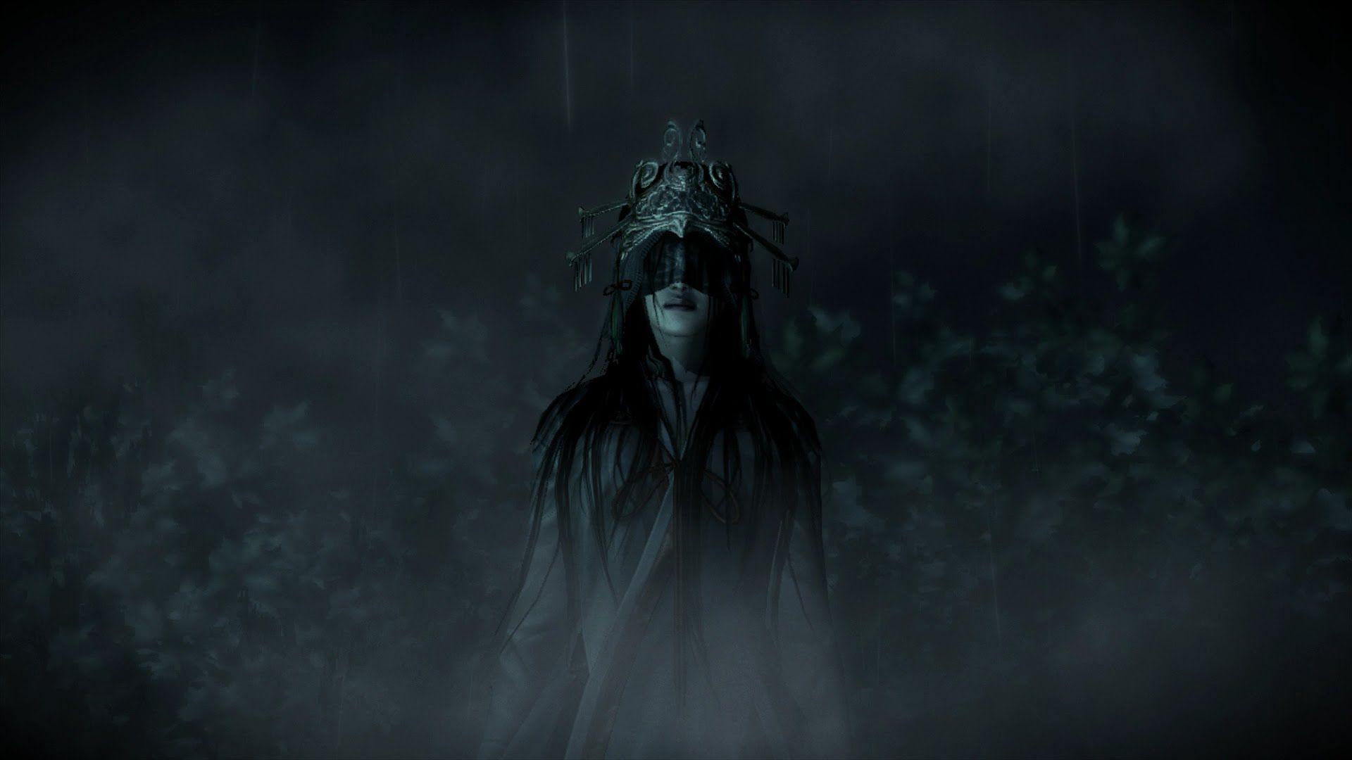 زن ترسناک در بازی Fatal Frame: Maiden of Black Water