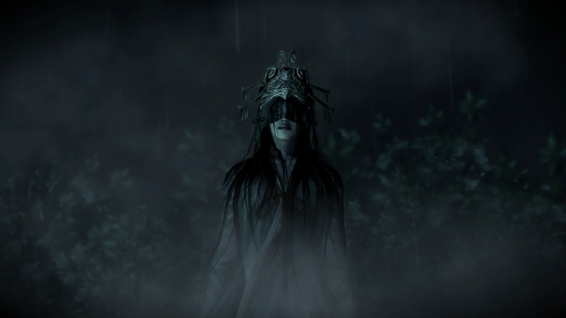 زن ترسناک در بازی Fatal Frame: Maiden of Black Water