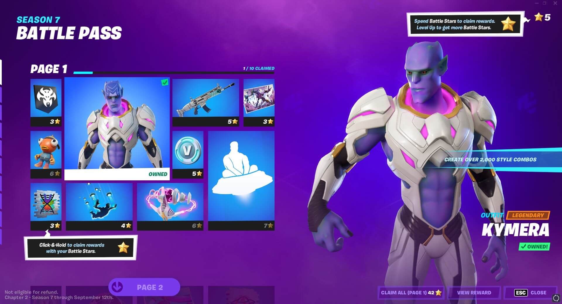 اسکین Kymera در بازی فورتنایت