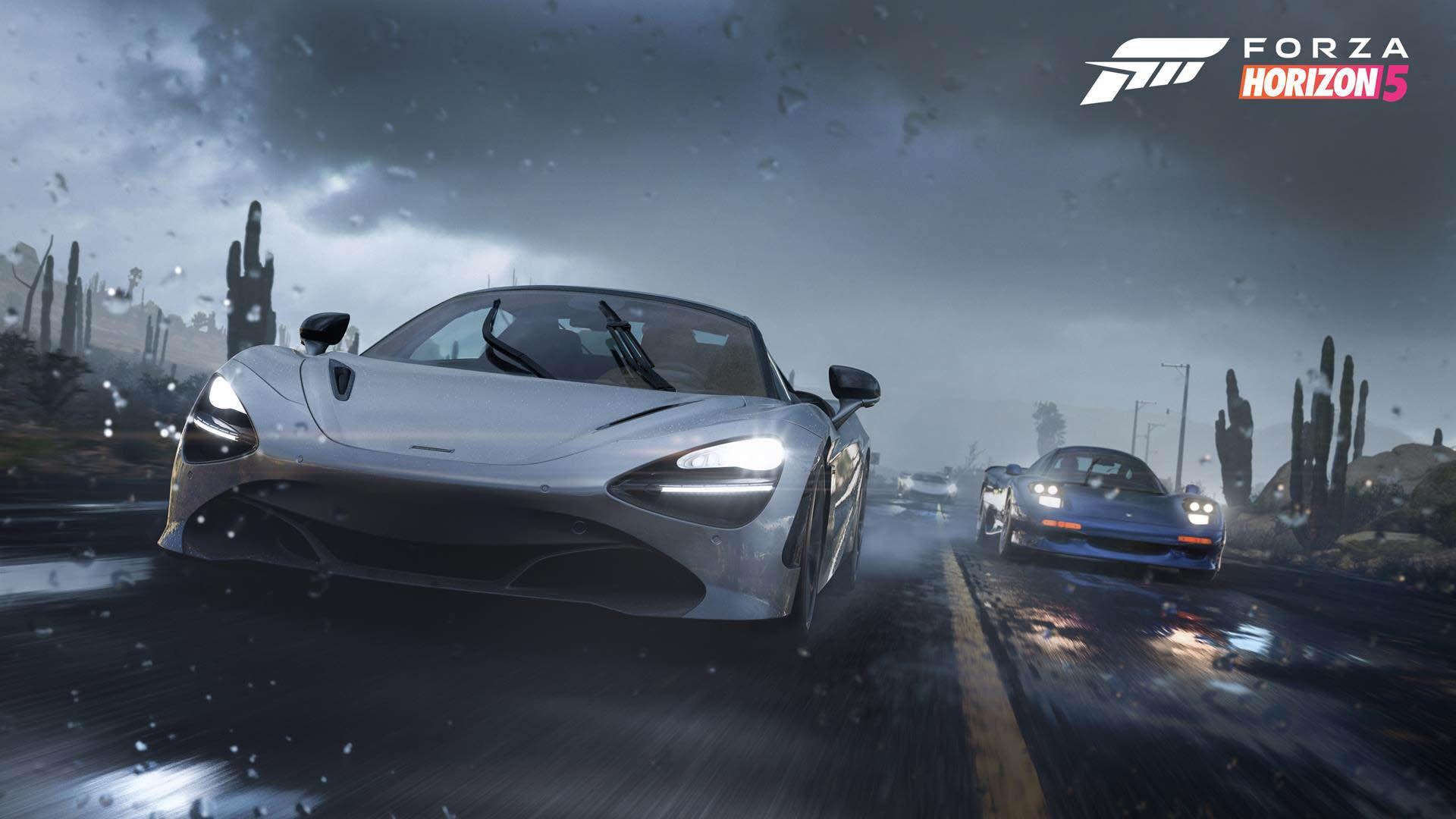 مسابقه بارانی در بازی Forza Horizon 5