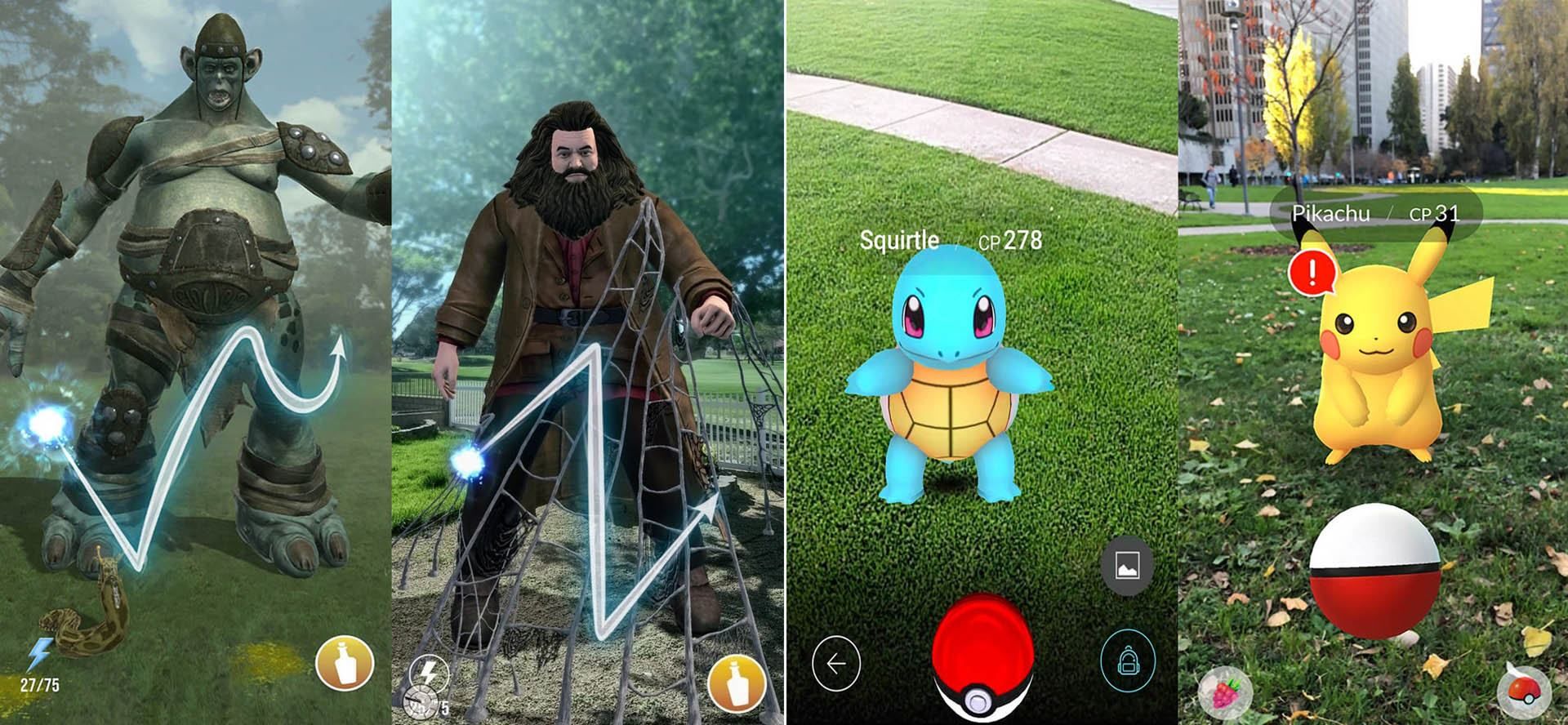 بازی های Pokemon Go و Harry Potter: Wizards Unite