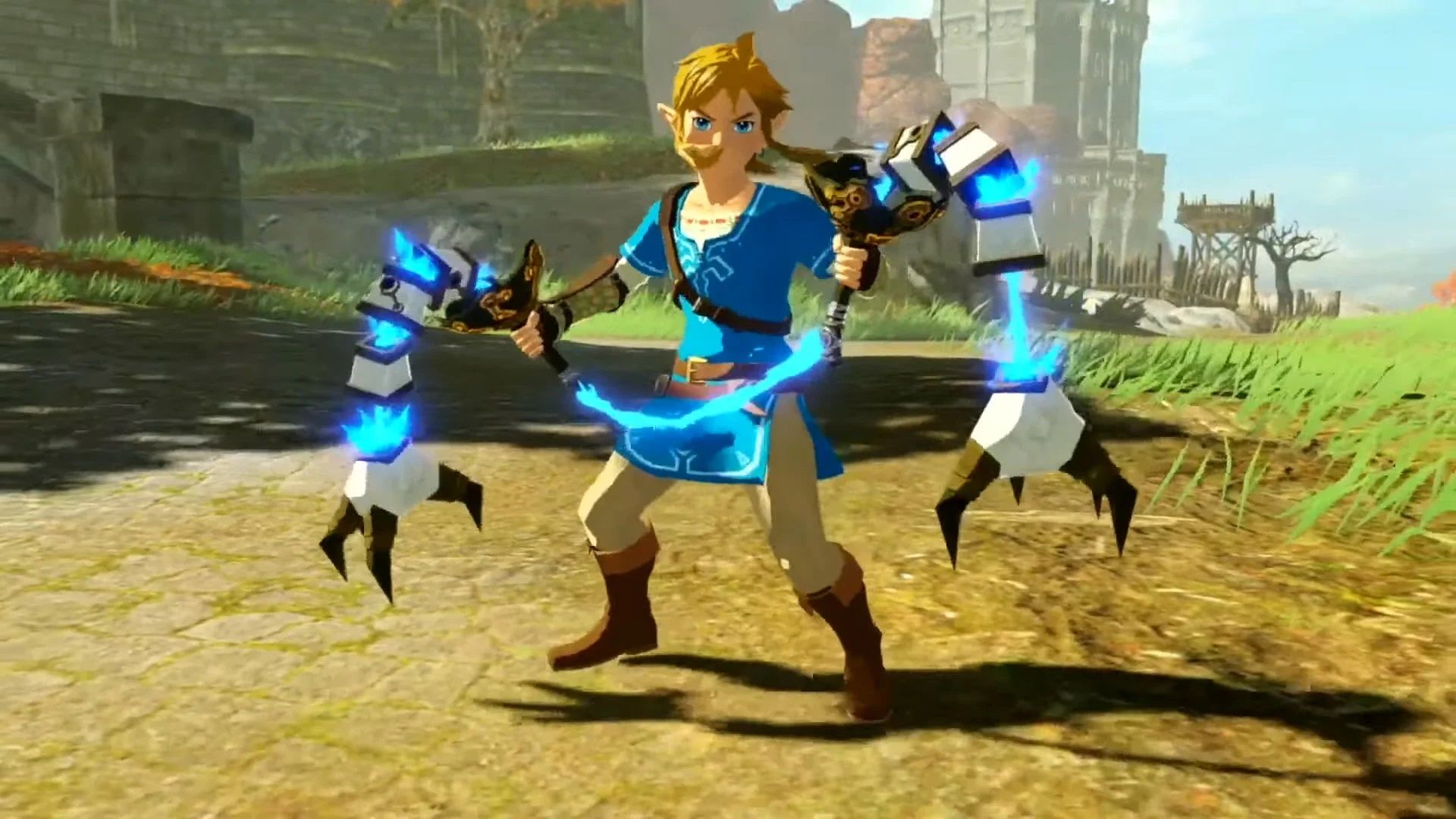 پوستر بازی hyrule warriors age of calamity