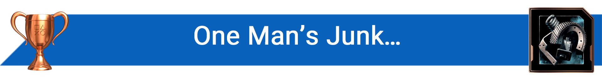 تروفی One Man’s Junk…