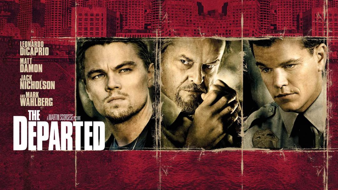 کاور فیلم The Departed با حضور لئوناردو دی‌کاپریو جک نیکلسون و مت دیمون