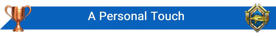 تروفی A Personal Touch