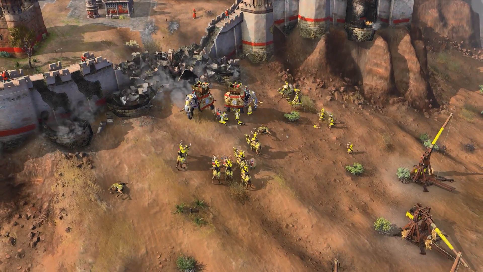 سلسله عباسی در حال نبرد در بازی Age of Empires 4