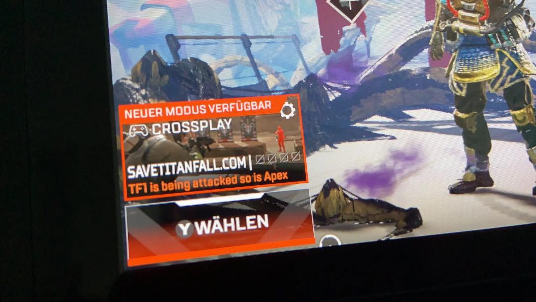 نمایش پیام هک شدن بازی Apex Legends
