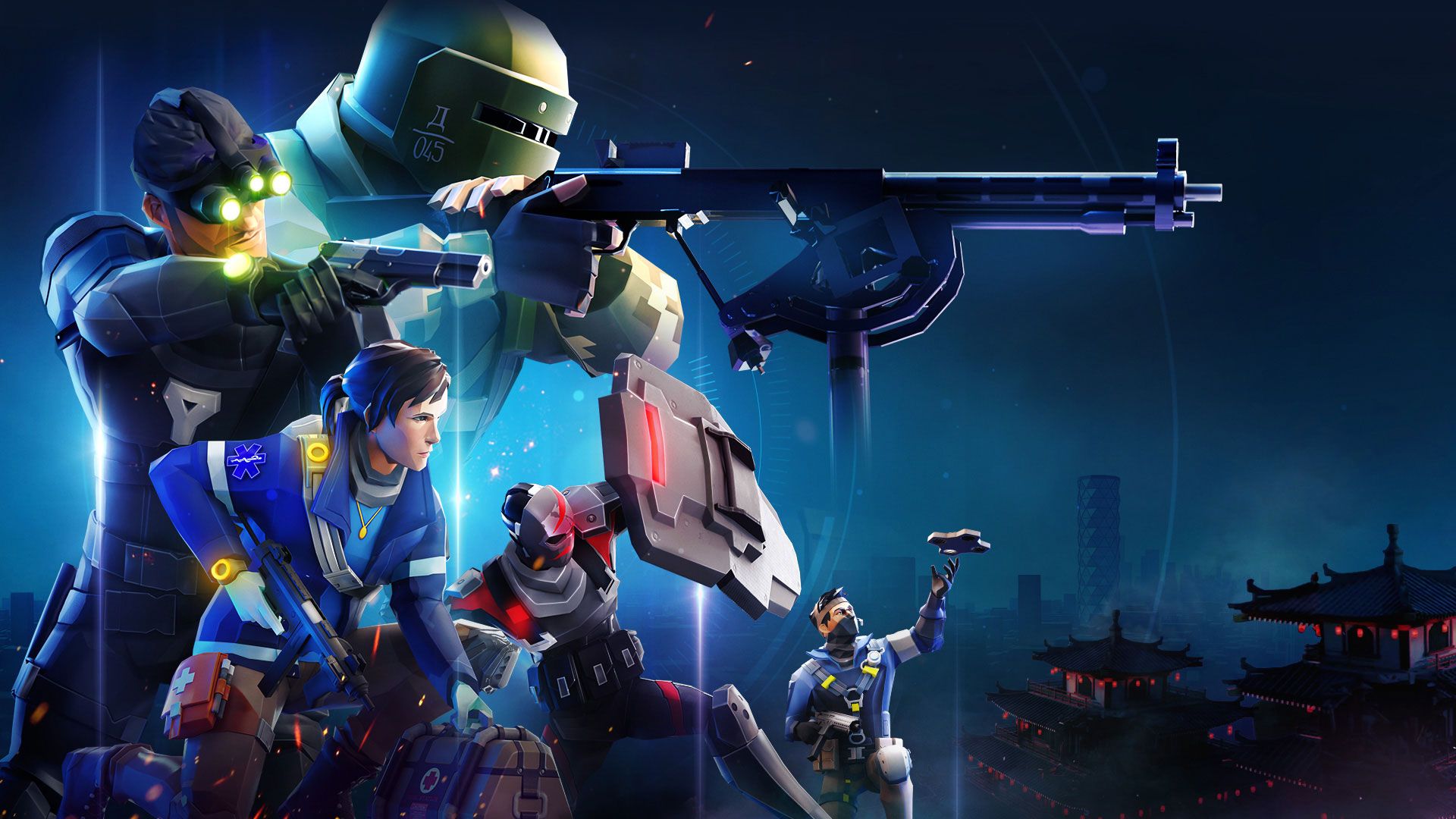 سم فیشر و سایر کاراکترهای بازی Elite Squad