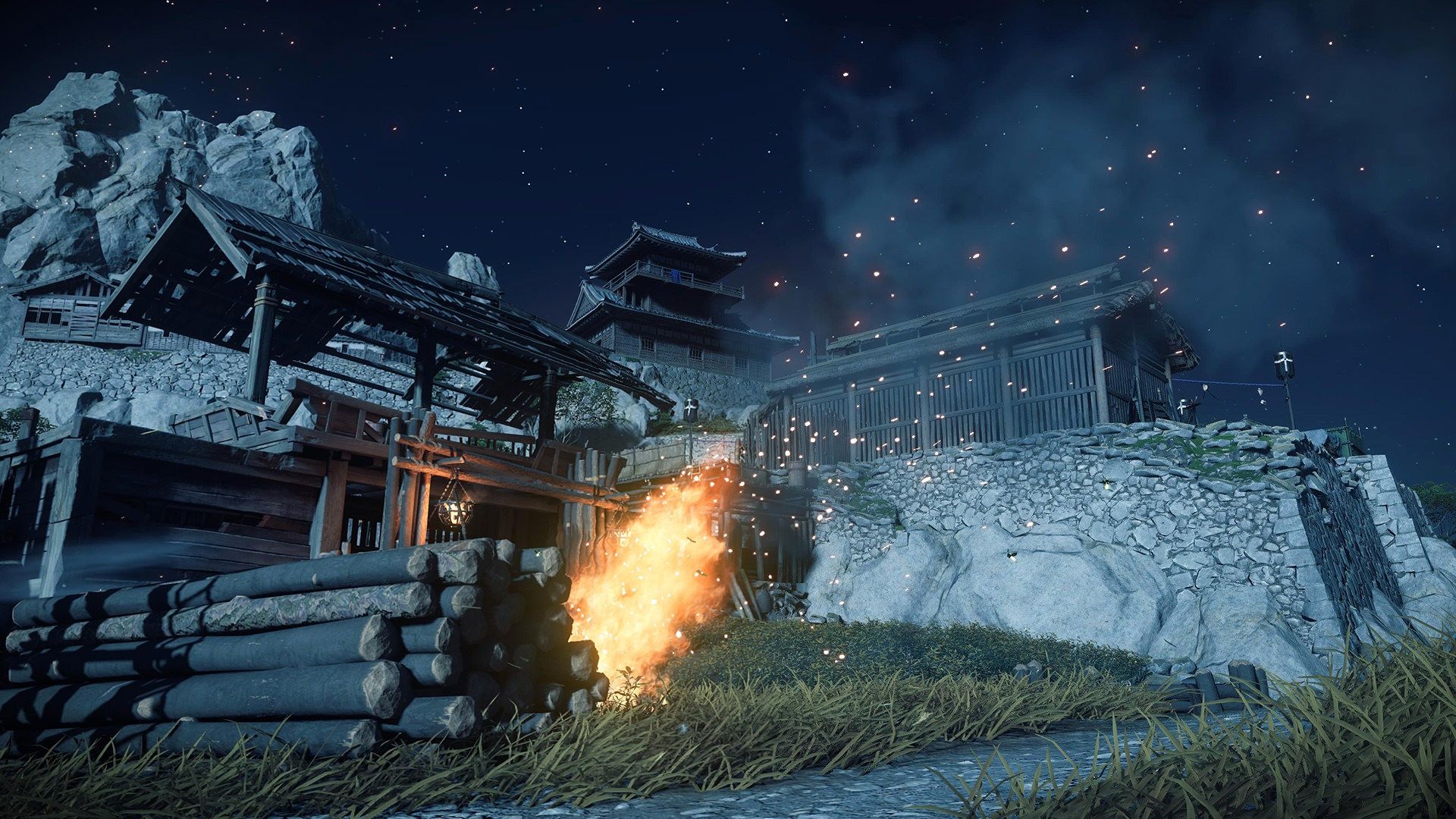 محیط های جزیره ایکیشیما در بازی Ghost Of Tsushima: Director's Cut