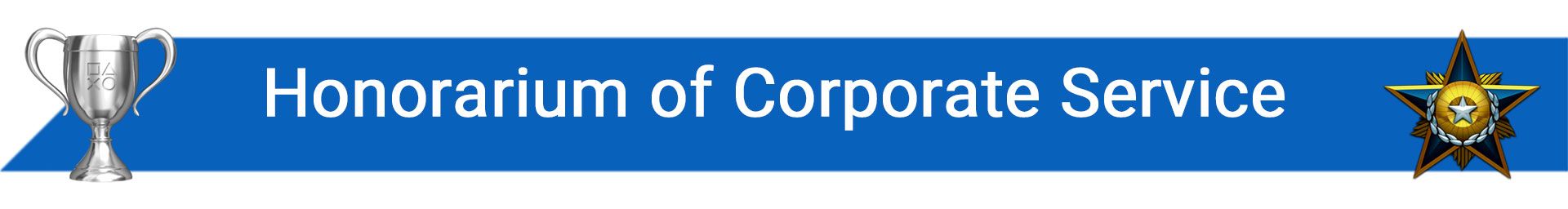 تروفی Honorarium of Corporate Service