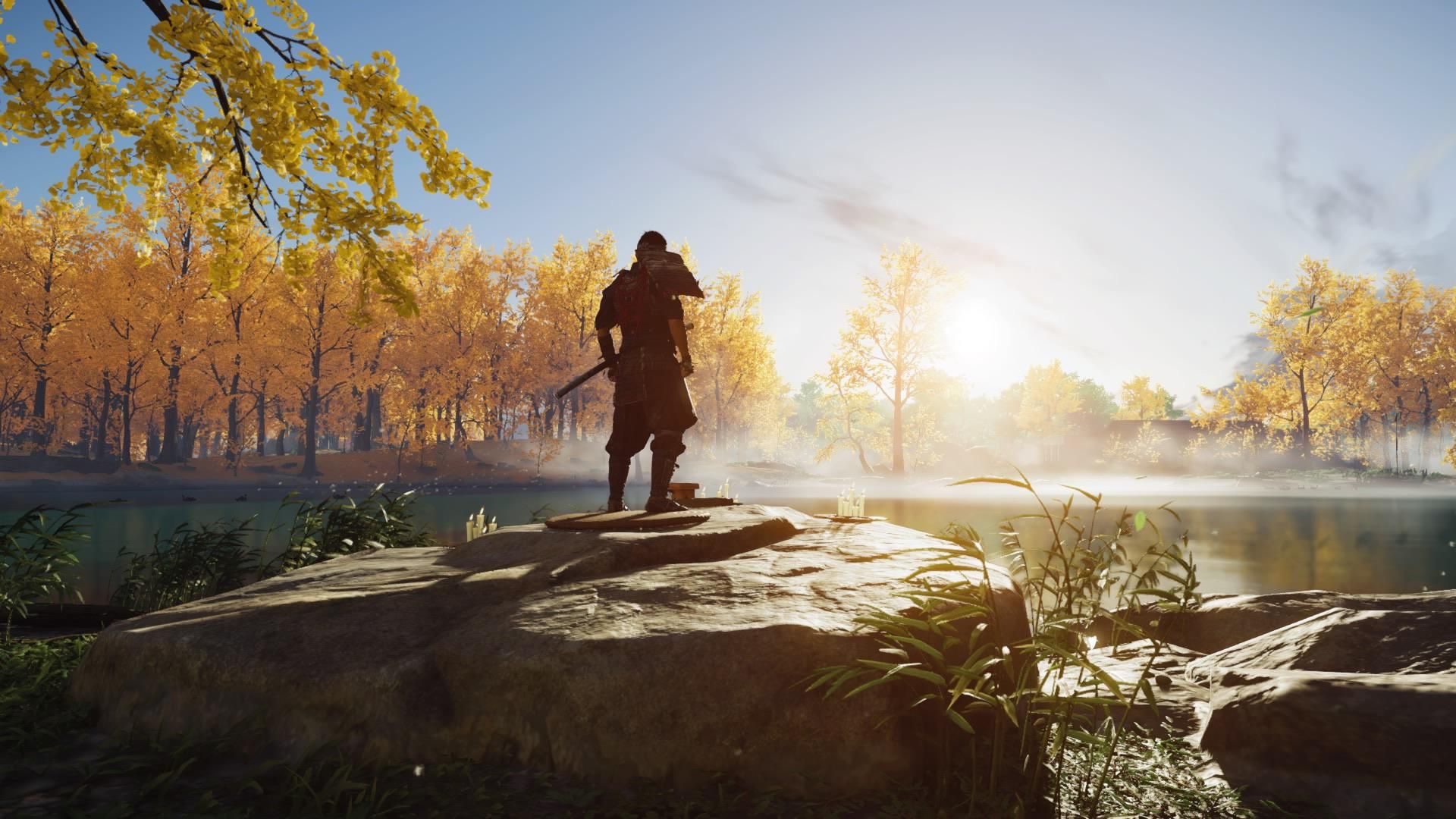 تصویری از جین ساکای در بازی Ghost of Tsushima