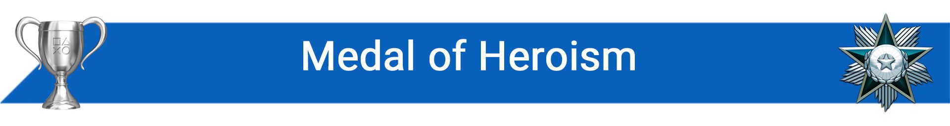 تروفی Medal of Heroism
