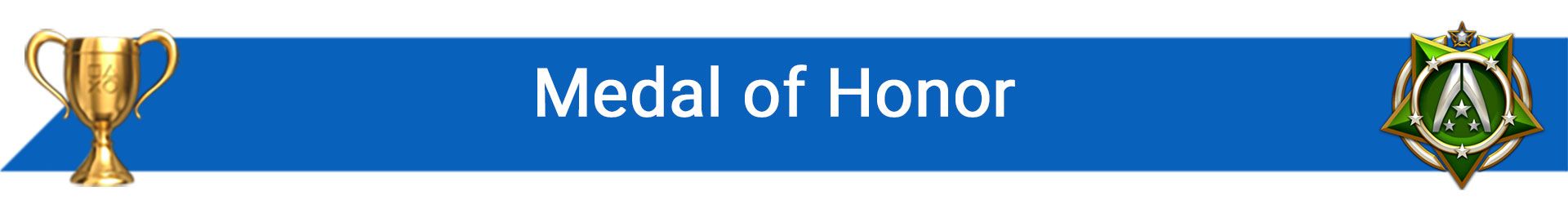 تروفی Medal of Honor