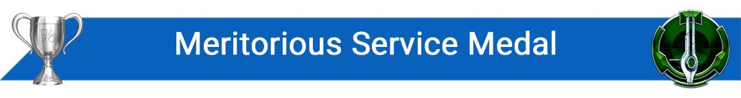 تروفی Meritorious Service Medal