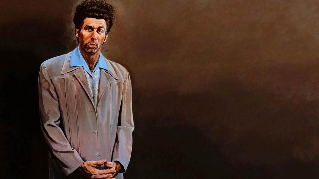 نقاشی شخصیت کریمر در سریال seinfeld