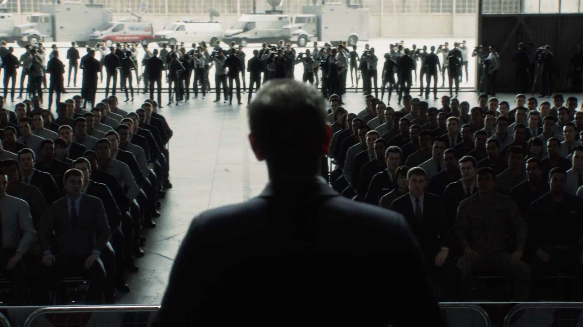 صحبت های رئیس جمهور فرضی آمریکا در انیمه رزیدنت ایول نتفلیکس