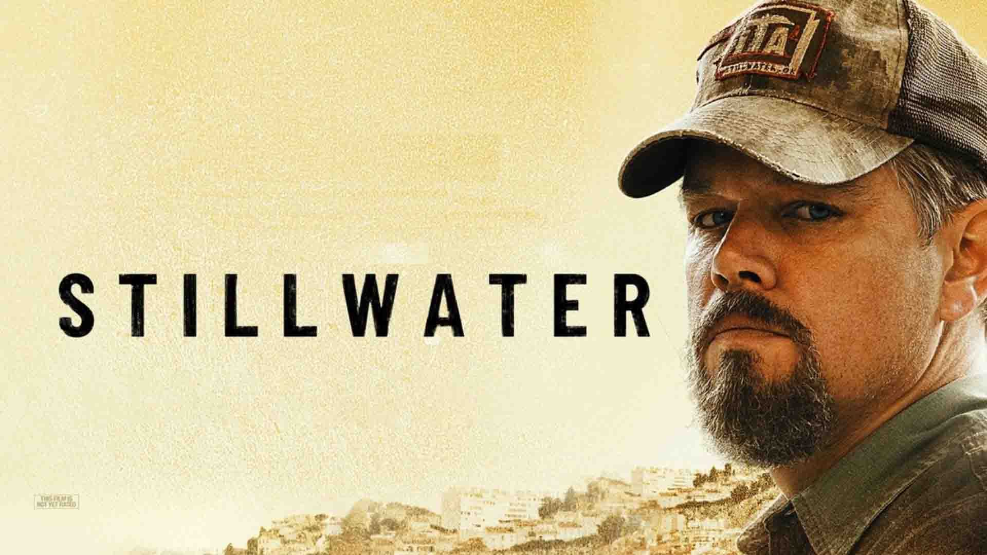 مت دیمون به همراه کلاه روی پوستر فیلم Stillwater