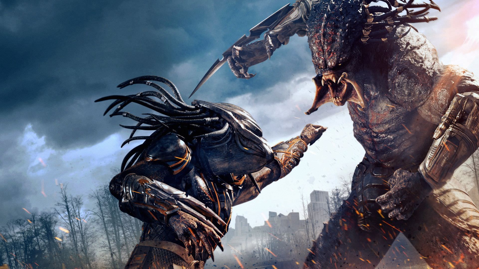 مبارزه دو غارتگر در پوستر فیلم Predator 