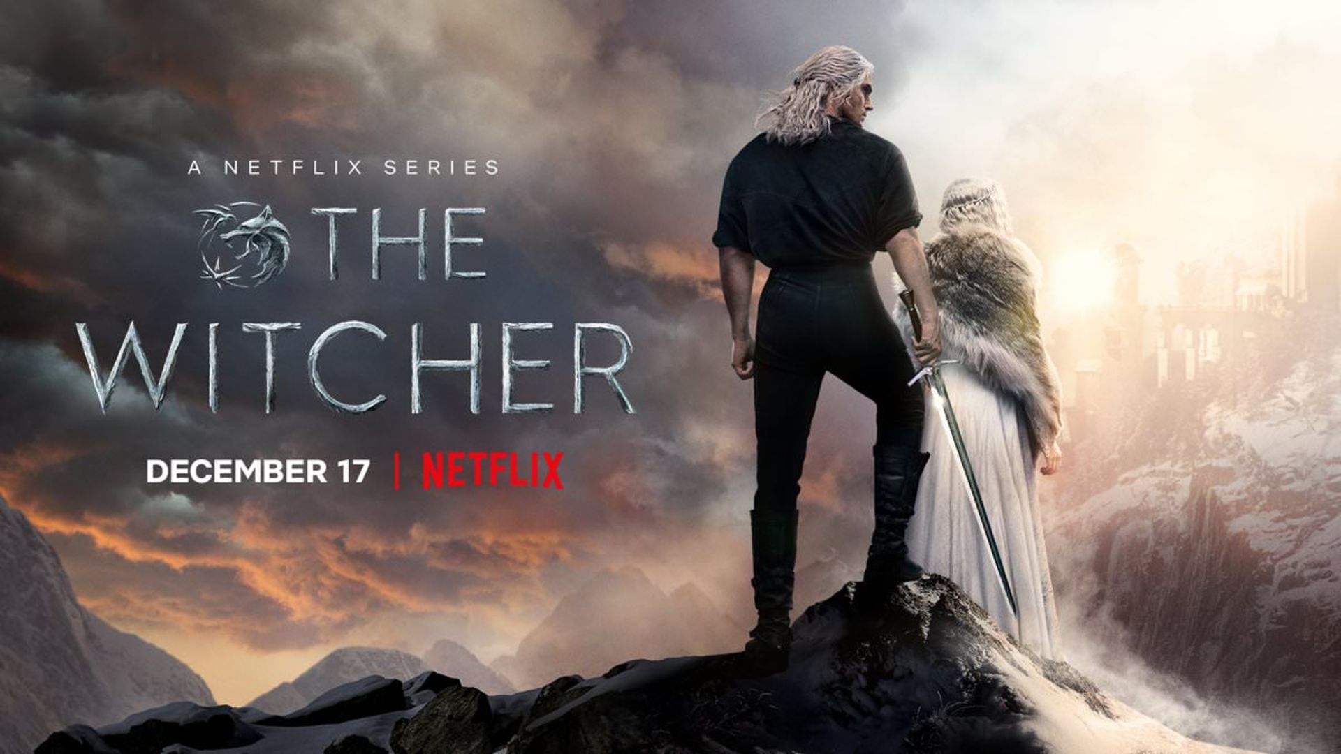 گرالت و سیری در پوستر فصل دوم سریال The Witcher