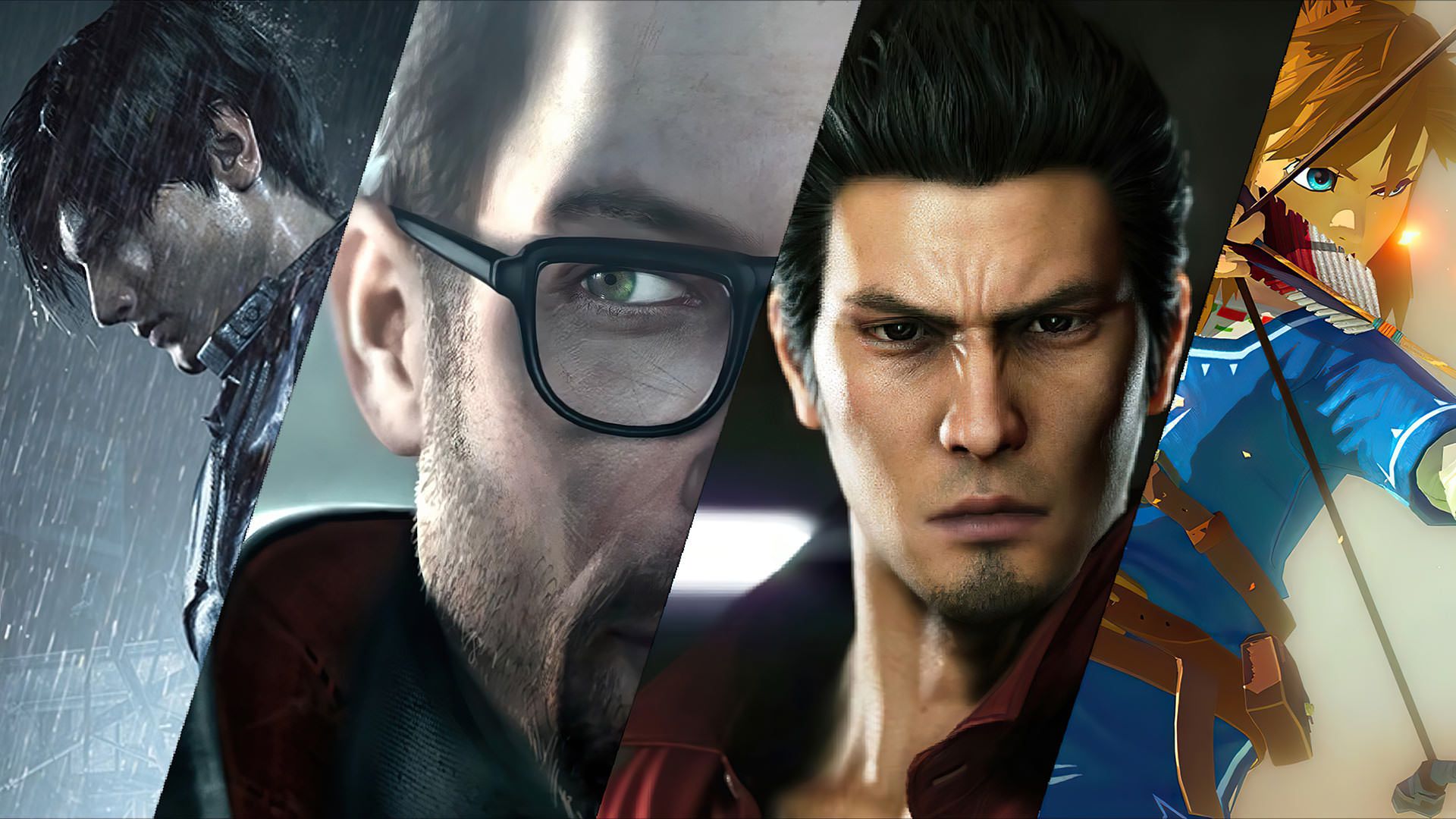 Link, Kiryu, Gordon, Leon