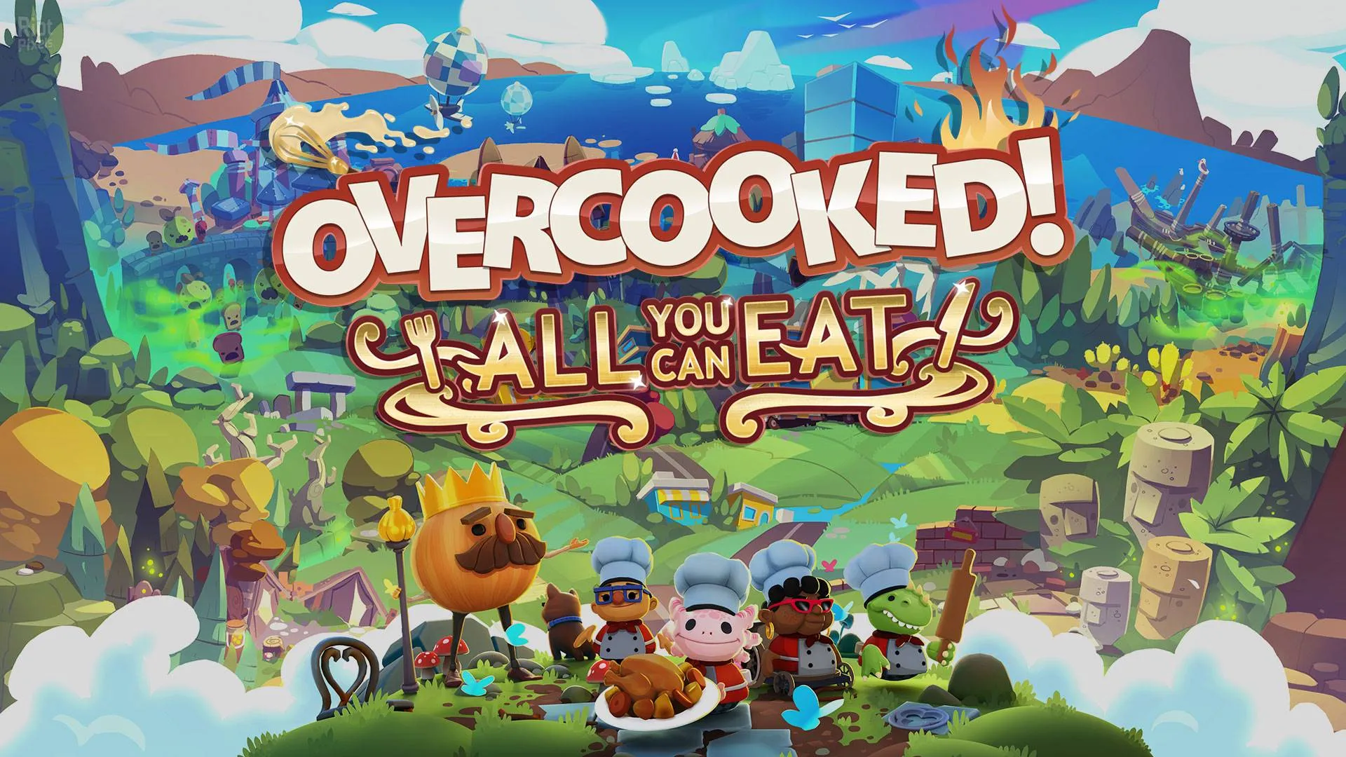 تصویر آرت ورک بازی Overcooked: All You Can Eat