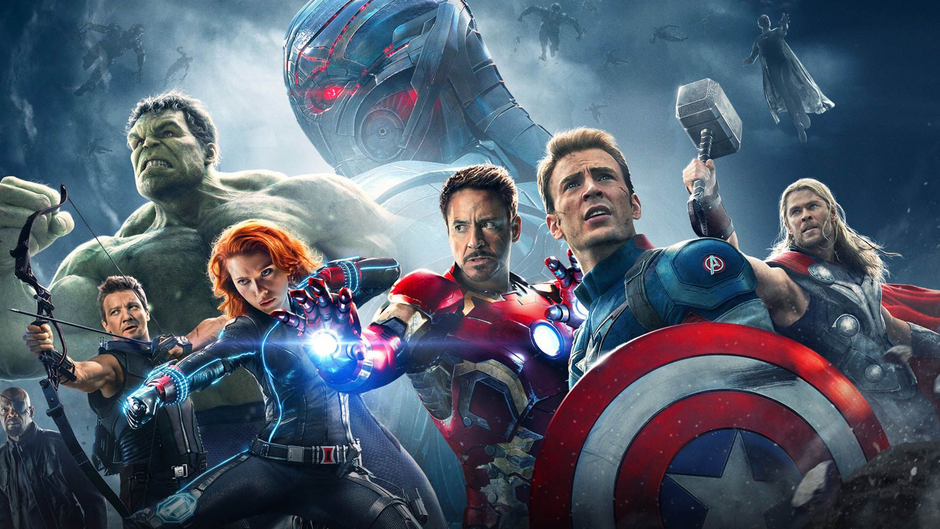 پوستر فیلم avengers age of ultron با حضور اسکارلت جوهانسون