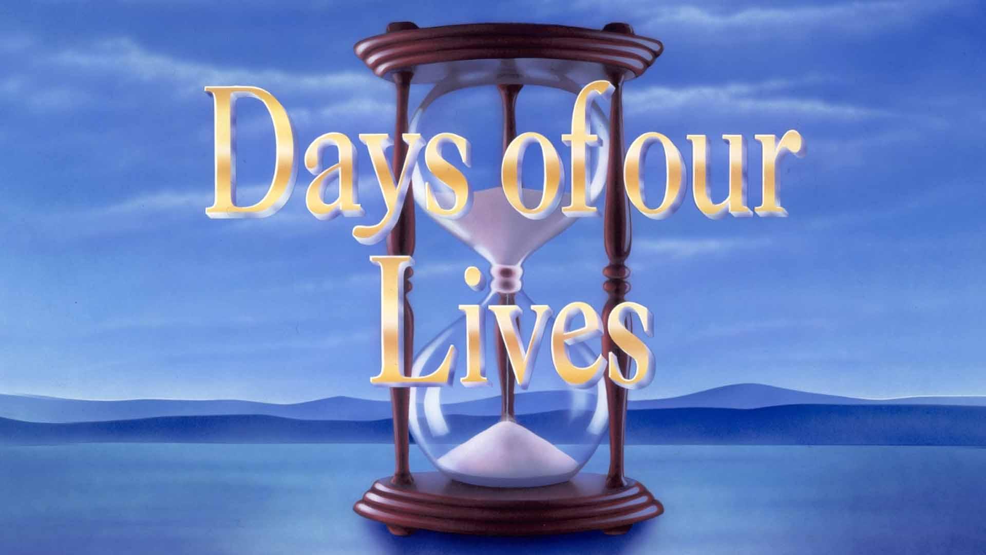 تصویر ساعت شنی روی پوستر اصلی سریال Days of Our Lives