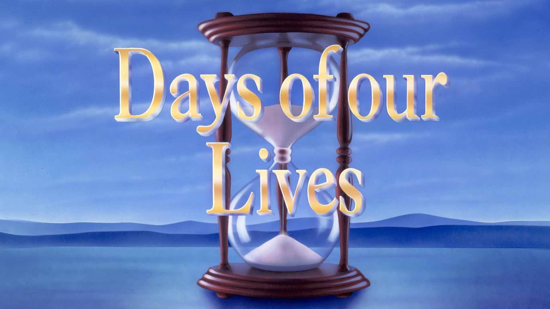 تصویر ساعت شنی روی پوستر اصلی سریال Days of Our Lives