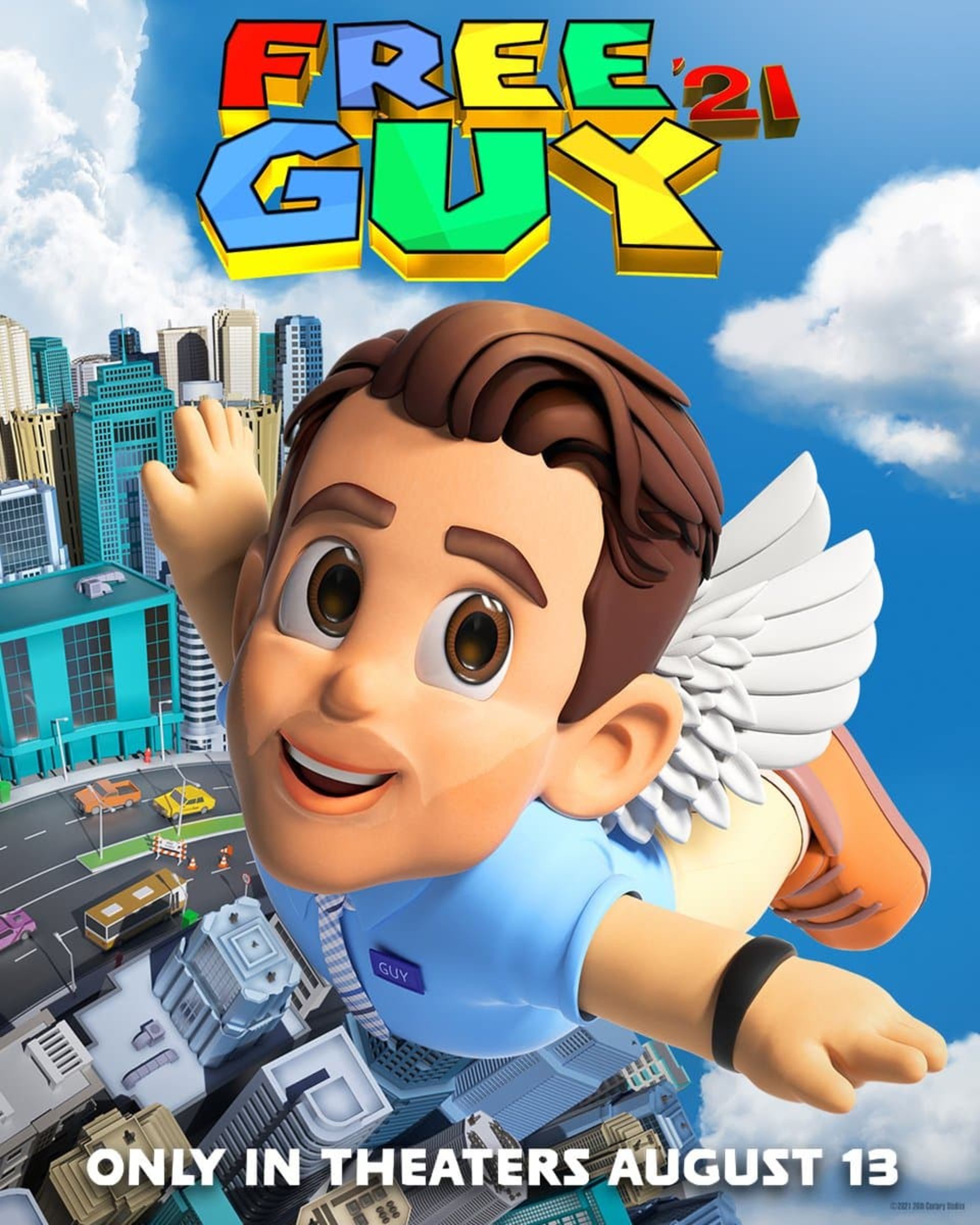 پوستر سوپر ماریو 64 فیلم Free Guy