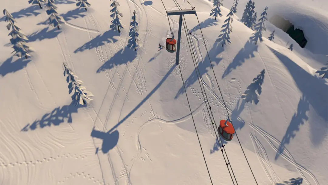 اسکیت سواری در بازی اندروید Grand Mountain Adventure: Snowboard Premiere