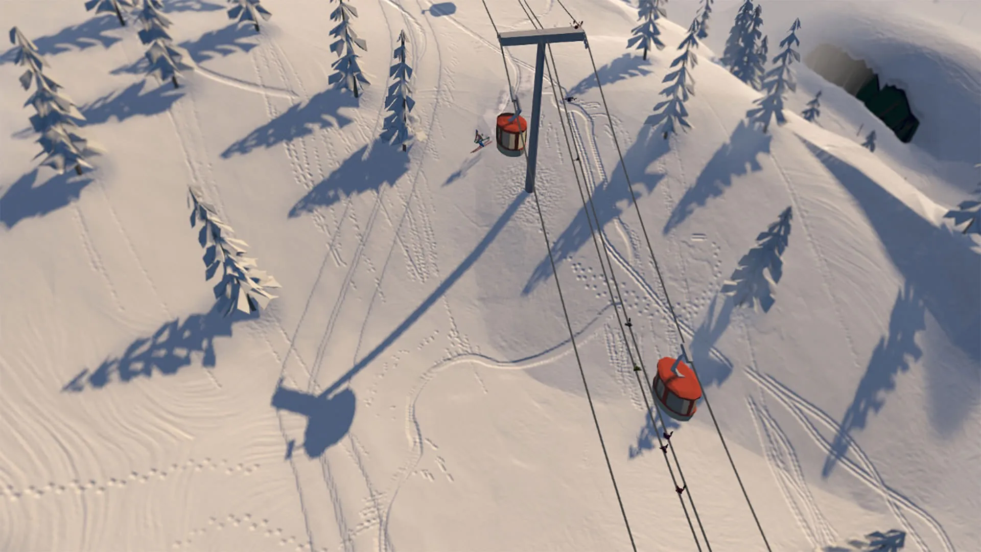 اسکیت سواری در بازی اندروید Grand Mountain Adventure: Snowboard Premiere