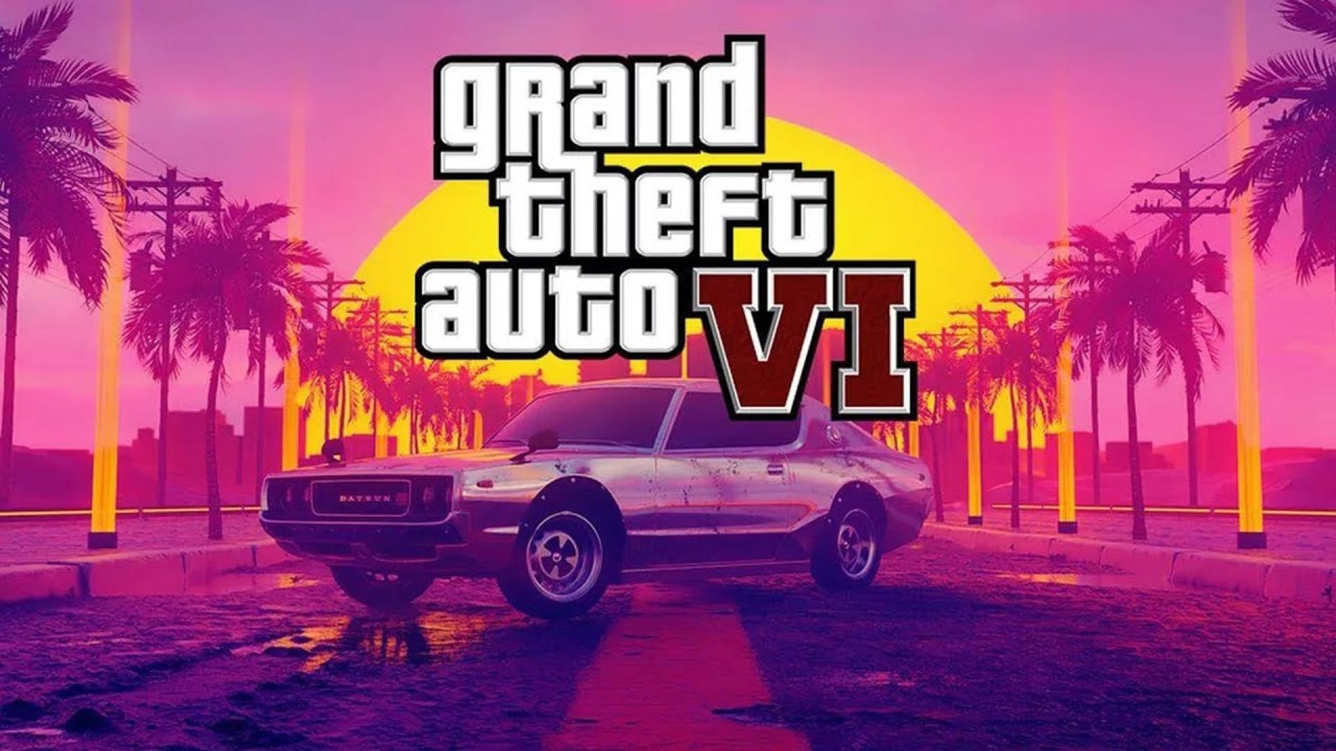 پوستر غیر رسمی GTA 6 