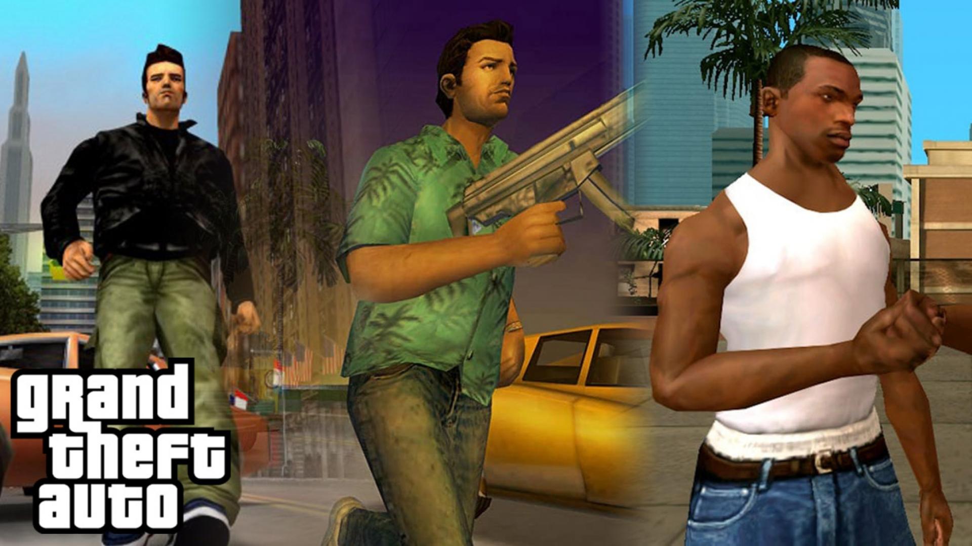 سه گانه GTA راک استار و مرد سیاه پوست با رکابی سفید