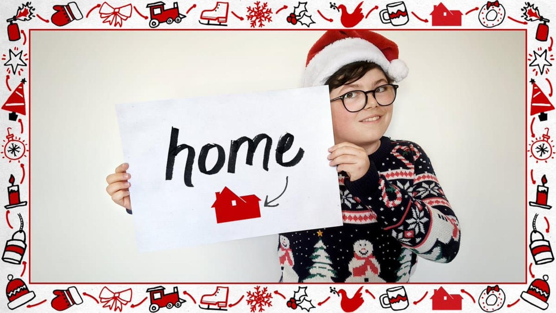 آرچی ییتس در پرومو آرت فیلم Home Sweet Home Alone