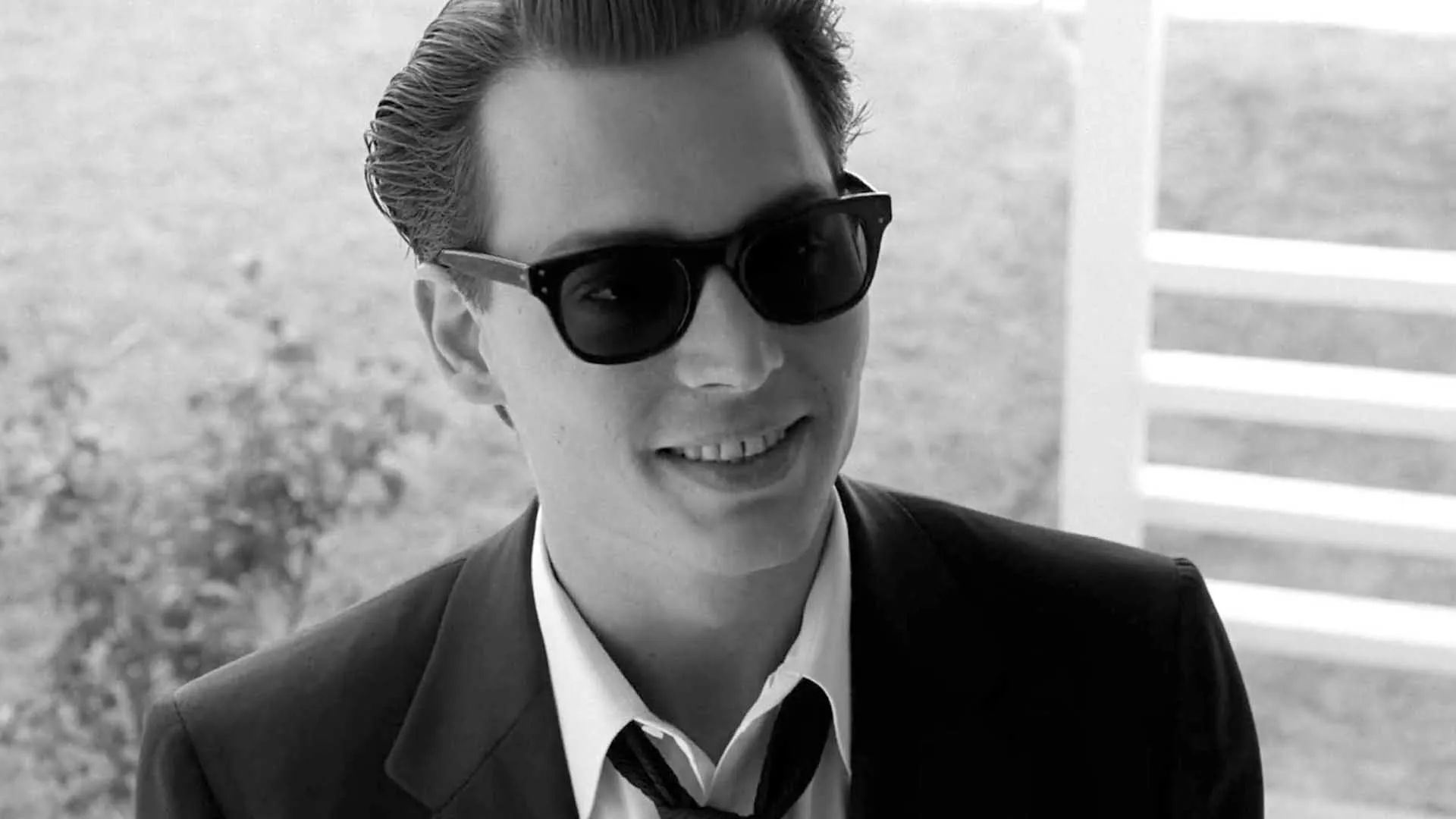 جانی دپ در نسخه سیاه و سفید فیلم Ed Wood