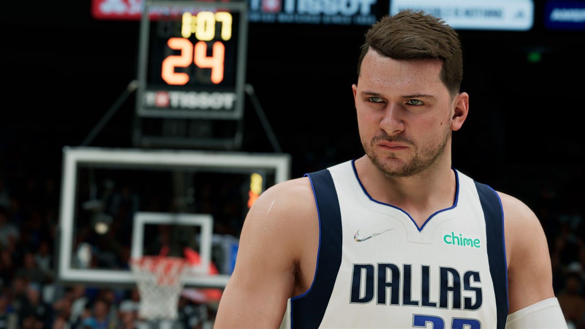 بازیکن بسکتبال در بازی NBA 2K22
