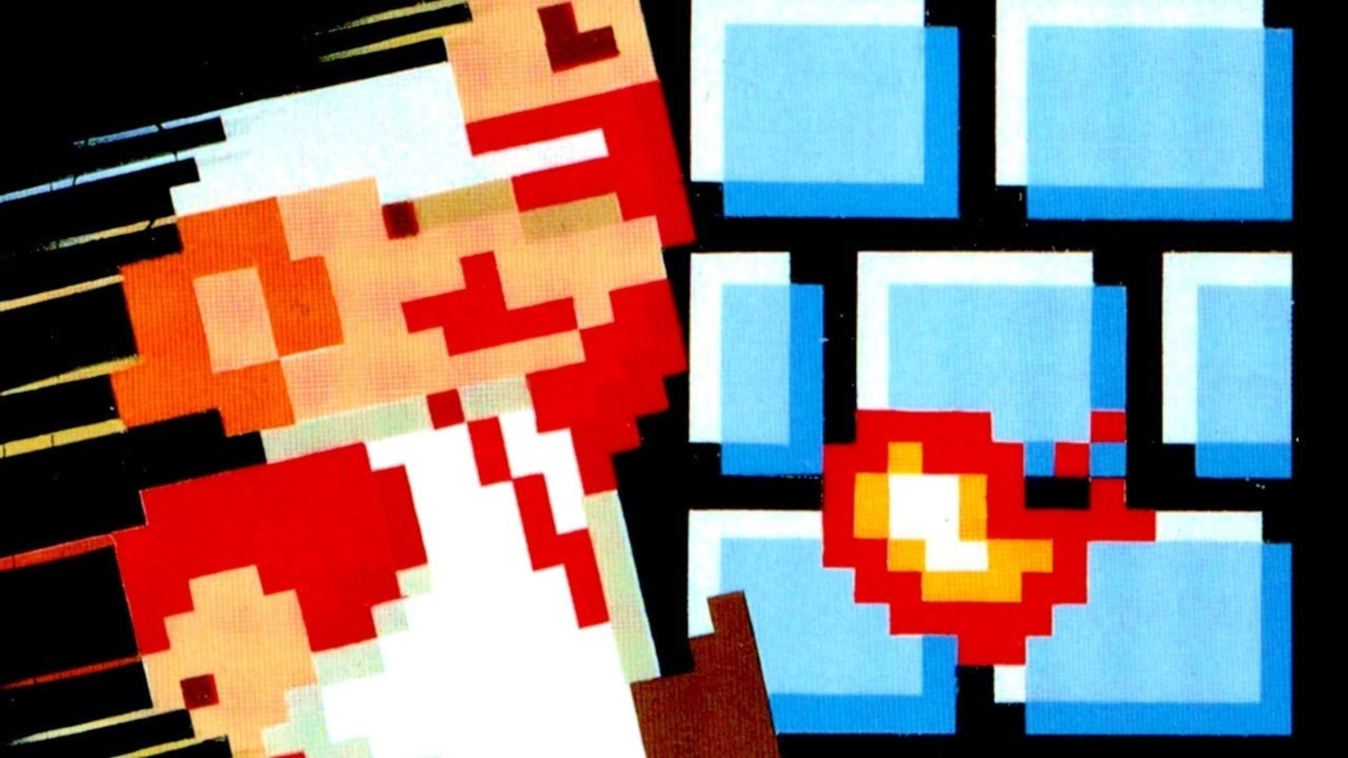 طرح گرافیکی از بازی Super Mario Bros