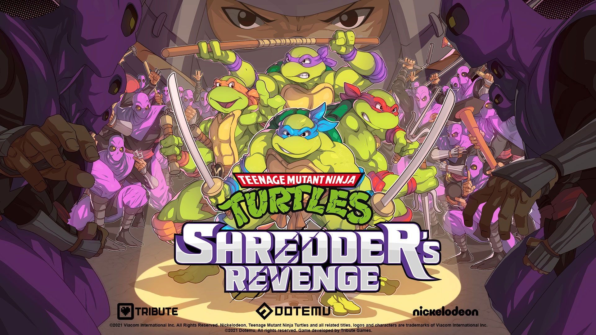 کاراکترهای بازی  Teenage Mutant Ninja Turtles: Shredder's Revenge