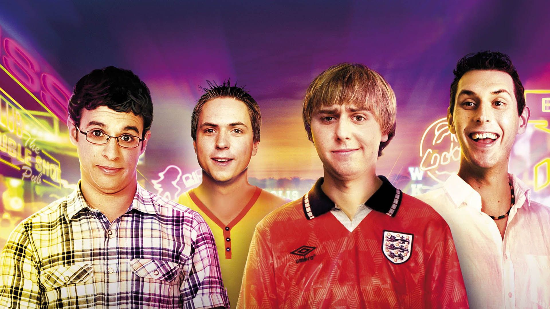 کاور فیلم The Inbetweeners با حضور شخصیت‌های اصلی آن