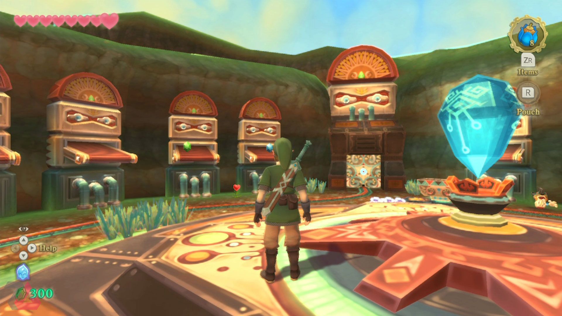 محیط‌های متنوع بازی The Legend of Zelda: Skyward Sword