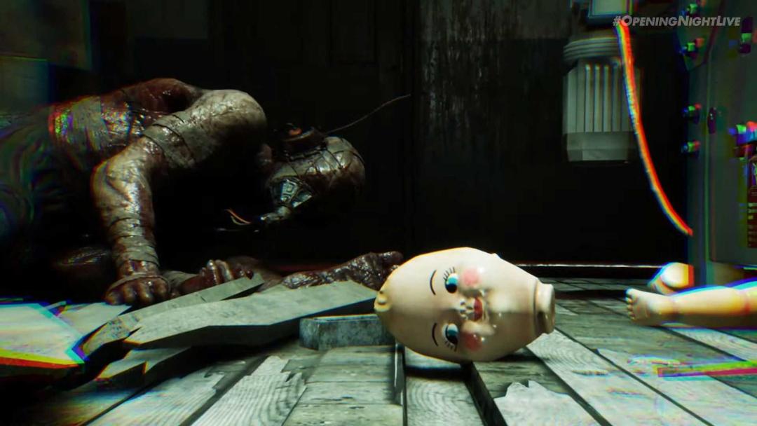 سر بریده عروسک در بازی ترسناک The Outlast Trials (سومین قسمت سری بازی اوت لست)