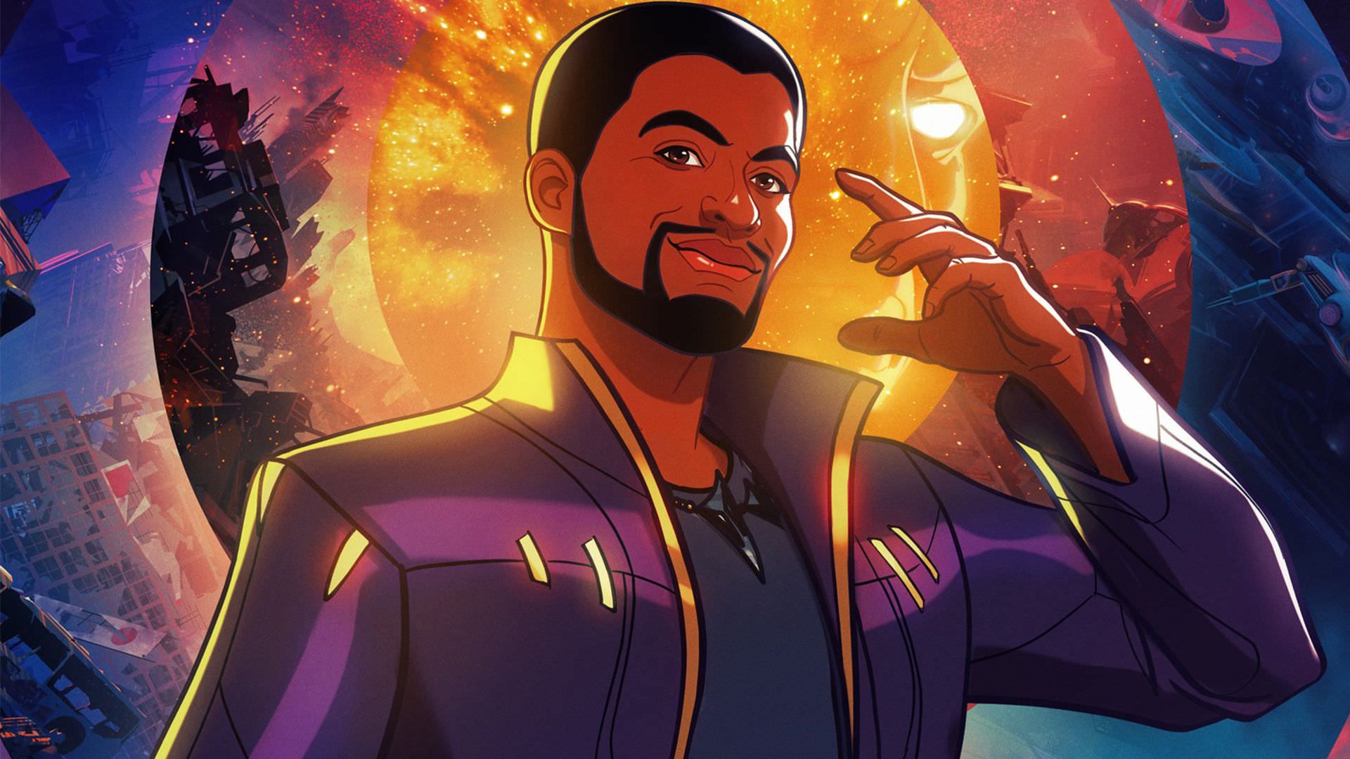 تی چالا ملقب به استار لرد در پوستر قسمت دوم سریال What If