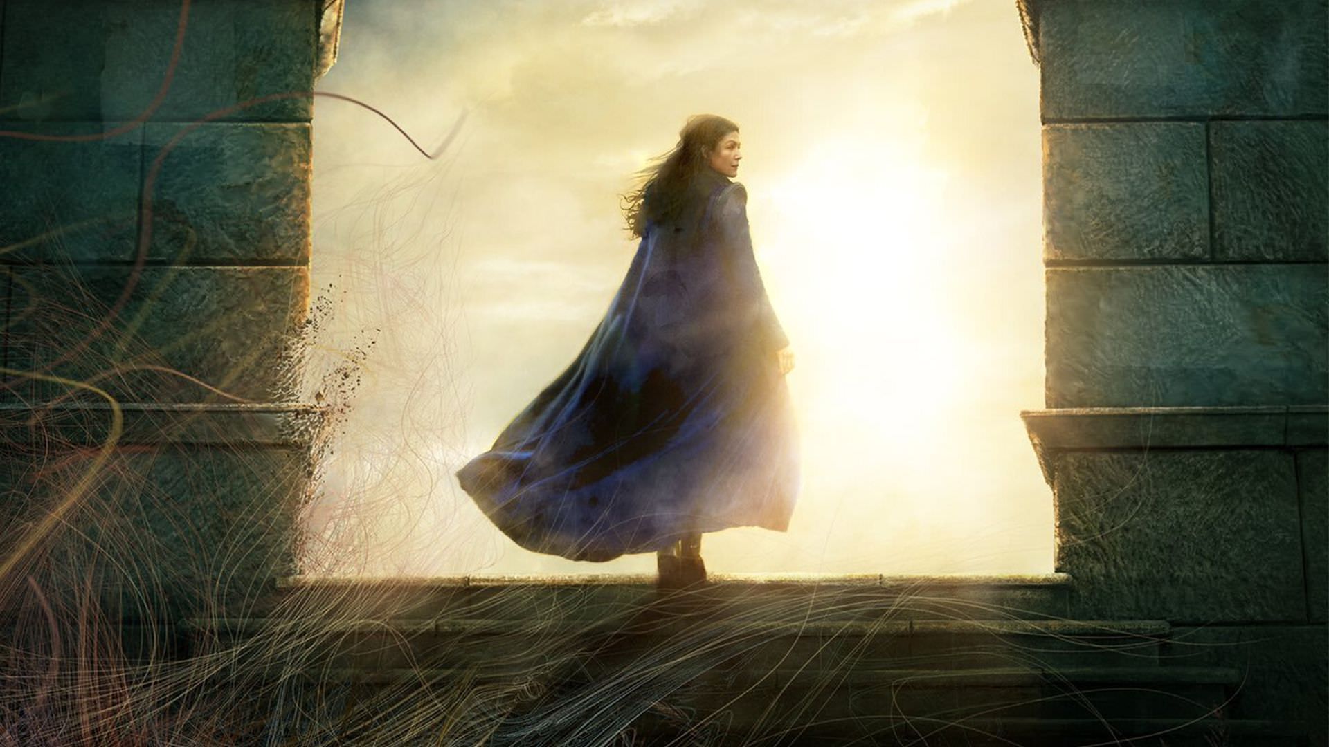 رزمند پایک در پوستر فصل اول سریال The Wheel of Time