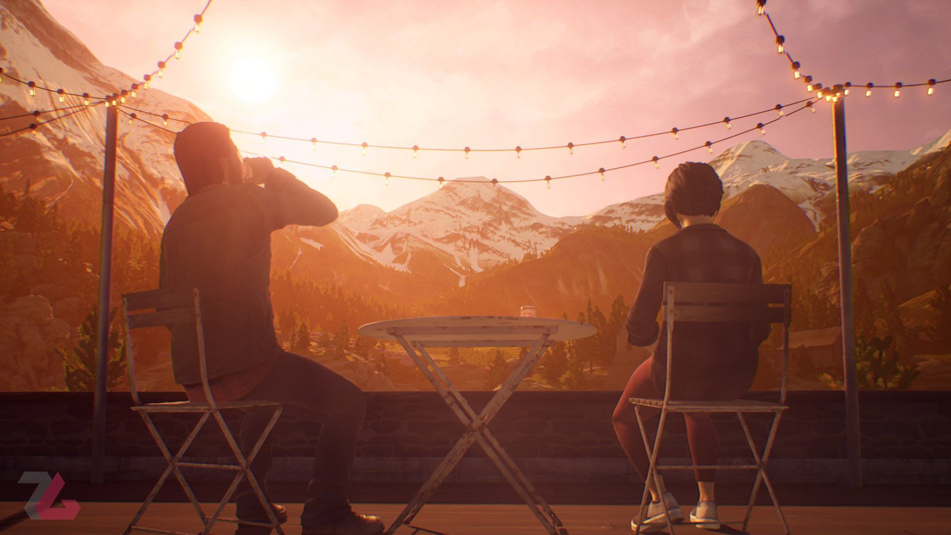 تصویری از الکس و گیب در بازی Life is Strange: True Colors